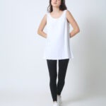 Women's Bamboo Singlet Relaxed (White)