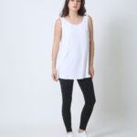 Women's Bamboo Singlet Relaxed (White)