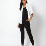 Cozee's Women's bamboo Joggers black Full view 1