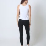 Women's Bamboo Singlet Short (white)