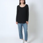 Women's Bamboo Round Neck Long Sleeve top