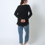 Women's Bamboo Round Neck Long Sleeve top