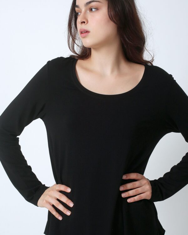 Women's Bamboo Round Neck Long Sleeve top