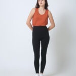 Women's Bamboo Singlet Rust color