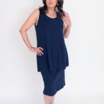 Cozee Bamboo Relaxed Singlet Front 2