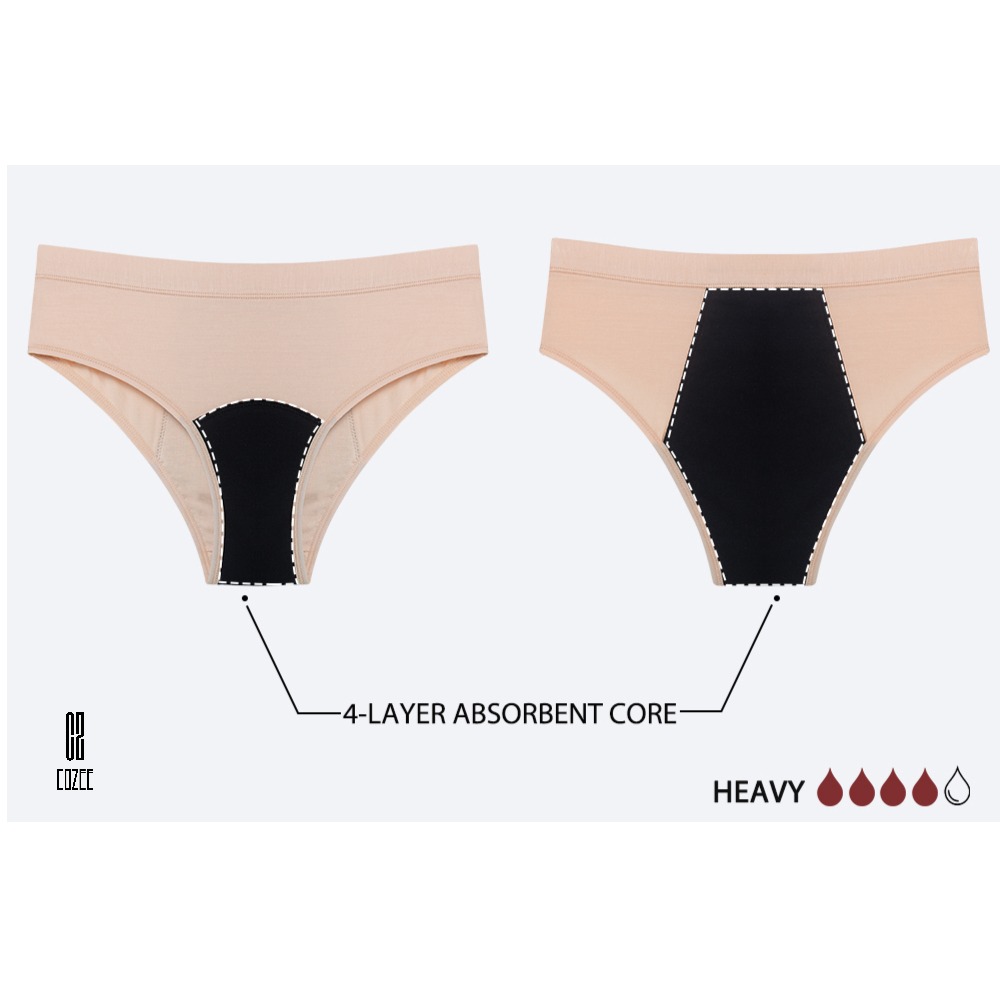 Period Underwear Bamboo - Bikini Cut - COZEE