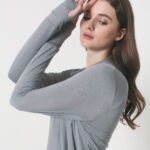 Cozee Bamboo Cardigan Waist Length Grey