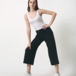 Cozee Women's Bamboo Yoga Pants Black front 1
