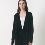 Cozee Bamboo Cardigan Waist Length Black