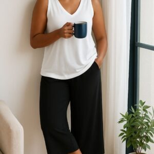 Women’s Bamboo Tank – V-neck & Relaxed