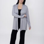 Cozee Bamboo Long cardigan Front 2