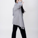 Cozee Bamboo Long cardigan side 1