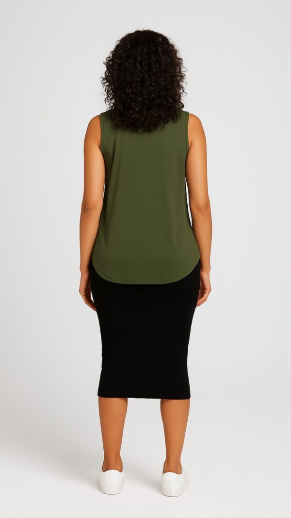 Bamboo Relaxed Singlet Back 1