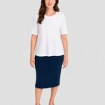 Whispers Women's bamboo relaxed front white