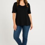 Whispers Roun Neck Top