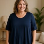 Whispers Bamboo Round Neck Top