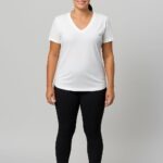 Cozee Bamboo T-shirt V-Neck Front