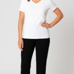 Cozee Bamboo Vneck Tshirt Front 5