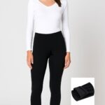 Cozee bamboo fleece leggings front 4