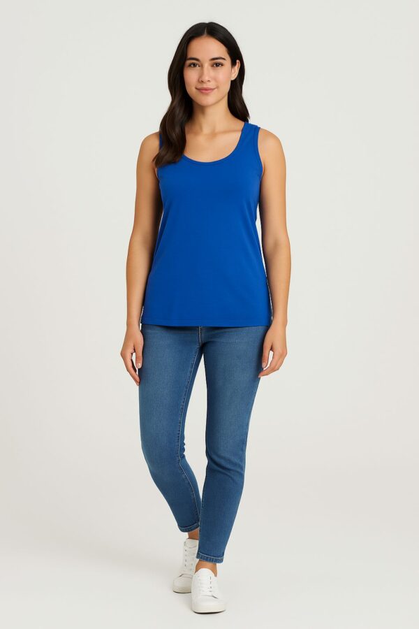 Whisperrs Bamboo Singlet Royal Blue