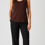Coxee Bamboo Singlet Whispers Brown front 2