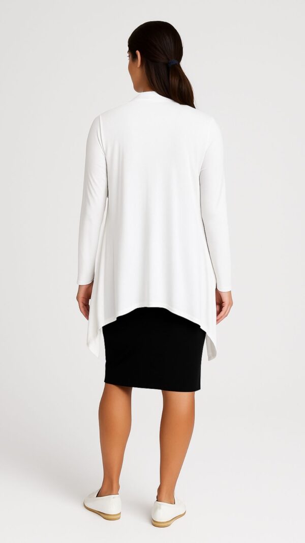 Whispers Bamboo Cardigan White Back 1