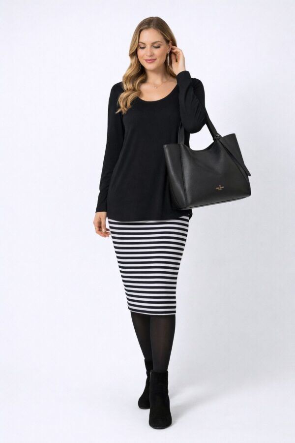 Bamboo Tube Skirt Front 2